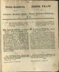 Gesetz-Sammlung für die Königlichen Preussischen Staaten. 1858.08.11 No37