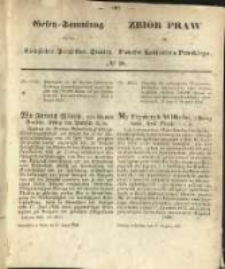 Gesetz-Sammlung f&uuml;r die K&ouml;niglichen Preussischen Staaten. 1858.08.21 No38