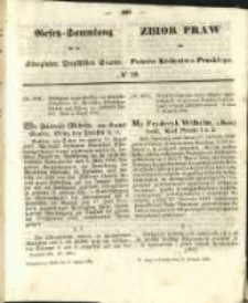 Gesetz-Sammlung f&uuml;r die K&ouml;niglichen Preussischen Staaten. 1858.08.25 No39