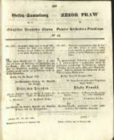 Gesetz-Sammlung f&uuml;r die K&ouml;niglichen Preussischen Staaten. 1858.09.16 No44