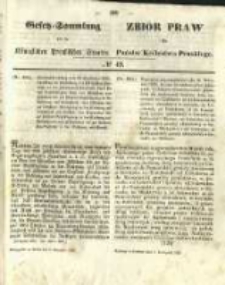 Gesetz-Sammlung für die Königlichen Preussischen Staaten. 1858.11.03 No49