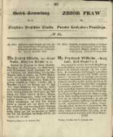 Gesetz-Sammlung f&uuml;r die K&ouml;niglichen Preussischen Staaten. 1858.11.17 No52