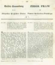 Gesetz-Sammlung f&uuml;r die K&ouml;niglichen Preussischen Staaten. 1860.03.05 No7