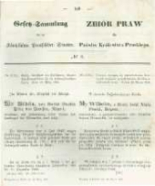 Gesetz-Sammlung f&uuml;r die K&ouml;niglichen Preussischen Staaten. 1860.03.30 No9