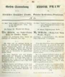 Gesetz-Sammlung f&uuml;r die K&ouml;niglichen Preussischen Staaten. 1860.06.20 No18