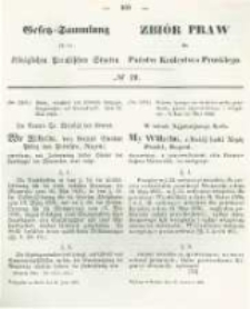 Gesetz-Sammlung f&uuml;r die K&ouml;niglichen Preussischen Staaten. 1860.06.25 No19