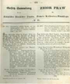 Gesetz-Sammlung f&uuml;r die K&ouml;niglichen Preussischen Staaten. 1860.09.10 No28