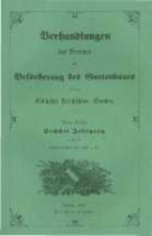 Verhandlungen des Vereines zur Beförderung des Gartenbaues in den Königlich Preussischen Staaten. Neue Reihe 1858 Jg.6 Heft 3