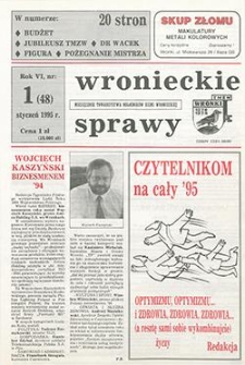 Wronieckie Sprawy 1995.02 R.6 Nr2(49)