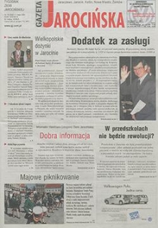 Gazeta Jarocińska 2001.05.11 Nr19(552)