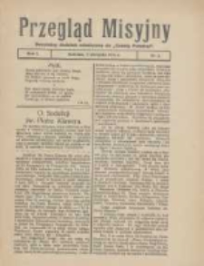 Przegląd Misyjny: bezpłatny dodatek miesięczny do "Gazety Polskiej" 1926.08.02 R.1 Nr2