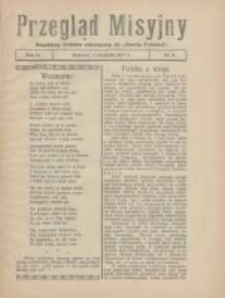 Przegląd Misyjny: bezpłatny dodatek miesięczny do "Gazety Polskiej" 1927.08.01 R.2 Nr8