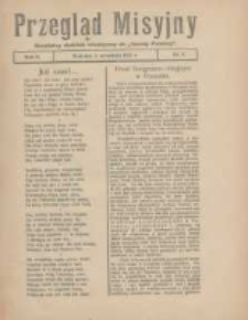 Przegląd Misyjny: bezpłatny dodatek miesięczny do "Gazety Polskiej" 1927.09.05 R.2 Nr9