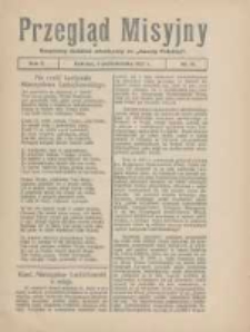 Przegląd Misyjny: bezpłatny dodatek miesięczny do "Gazety Polskiej" 1927.10.03 R.2 Nr10