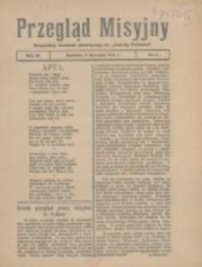 Przegląd Misyjny: bezpłatny dodatek miesięczny do "Gazety Polskiej" 1928.01.09 R.3 Nr1