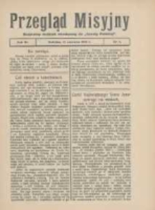 Przegląd Misyjny: bezpłatny dodatek miesięczny do "Gazety Polskiej" 1928.06.12 R.3 Nr6