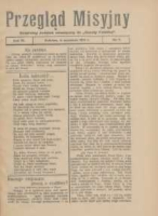 Przegląd Misyjny: bezpłatny dodatek miesięczny do "Gazety Polskiej" 1928.09.11 R.3 Nr9