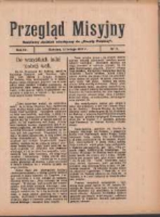 Przegląd Misyjny: bezpłatny dodatek miesięczny do "Gazety Polskiej" 1929.02.12 R.4 Nr2