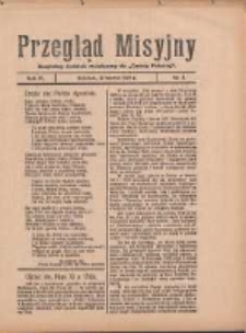 Przegląd Misyjny: bezpłatny dodatek miesięczny do "Gazety Polskiej" 1929.03.12 R.4 Nr3