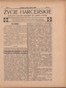 Życie Harcerskie: bezpłatny dodatek miesięczny do "Gazety Polskiej" 1929.07.02 R.1 Nr1