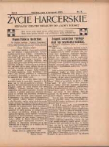 Życie Harcerskie: bezpłatny dodatek miesięczny do "Gazety Polskiej" 1929.11.05 R.1 Nr5