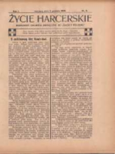 Życie Harcerskie: bezpłatny dodatek miesięczny do "Gazety Polskiej" 1929.12.03 R.1 Nr6