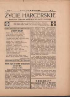 Życie Harcerskie: bezpłatny dodatek miesięczny do "Gazety Polskiej" 1930.01.14 R.2 Nr1
