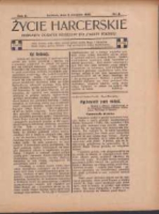 Życie Harcerskie: bezpłatny dodatek miesięczny do "Gazety Polskiej" 1930.08.05 R.2 Nr8