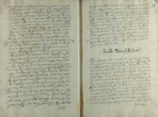 Mowa woiewody krakowskiego Mikołaja Zebrzydowskiego 16.06.1607