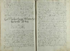 List pana krakowskiego Jerzego Zabraskiego do króla Zygmunta III, Kraków 20.10.1629