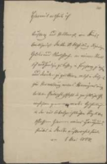 List J&oacute;zefa Ignacego Kraszewskiego do dyrekcji Muzeum Poznańskiego Towarzystwa Przyjaci&oacute;ł Nauk z 21 maja 1884 roku