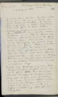 List Józefa Ignacego Kraszewskiego do Władysława Łebińskiego z 2 sierpnia 1883 roku