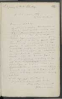 List J&oacute;zefa Ignacego Kraszewskiego do Władysława Łebińskiego z 15 sierpnia 1883 roku