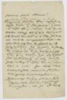 List Józefa Ignacego Kraszewskiego do Adama [Miłaszewskiego] z 23 marca 1860 roku