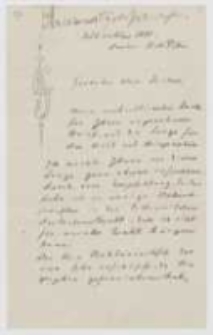 List Józefa Ignacego Kraszewskiego do [Ernsta Ziela] z 25 października 1881 roku