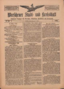 Wreschener Stadt und Kreisblatt: amtlicher Anzeiger f&uuml;r Wreschen, Miloslaw, Strzalkowo und Umgegend 1912.07.11 Nr82