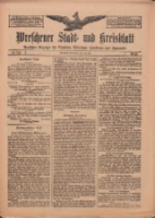Wreschener Stadt und Kreisblatt: amtlicher Anzeiger f&uuml;r Wreschen, Miloslaw, Strzalkowo und Umgegend 1912.07.13 Nr83