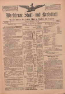 Wreschener Stadt und Kreisblatt: amtlicher Anzeiger f&uuml;r Wreschen, Miloslaw, Strzalkowo und Umgegend 1912.07.25 Nr88