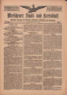 Wreschener Stadt und Kreisblatt: amtlicher Anzeiger f&uuml;r Wreschen, Miloslaw, Strzalkowo und Umgegend 1912.07.27 Nr89