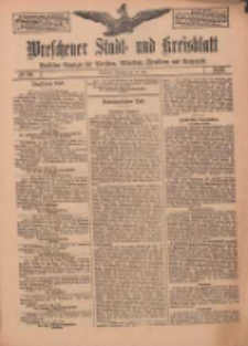 Wreschener Stadt und Kreisblatt: amtlicher Anzeiger für Wreschen, Miloslaw, Strzalkowo und Umgegend 1912.07.30 Nr90