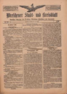 Wreschener Stadt und Kreisblatt: amtlicher Anzeiger f&uuml;r Wreschen, Miloslaw, Strzalkowo und Umgegend 1912.08.20 Nr99
