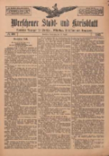 Wreschener Stadt und Kreisblatt: amtlicher Anzeiger f&uuml;r Wreschen, Miloslaw, Strzalkowo und Umgegend 1912.08.22 Nr100