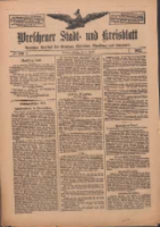 Wreschener Stadt und Kreisblatt: amtlicher Anzeiger f&uuml;r Wreschen, Miloslaw, Strzalkowo und Umgegend 1912.08.27 Nr102