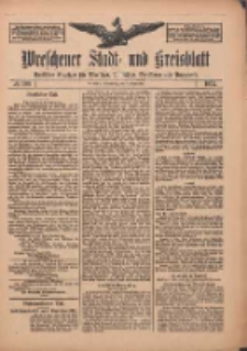 Wreschener Stadt und Kreisblatt: amtlicher Anzeiger f&uuml;r Wreschen, Miloslaw, Strzalkowo und Umgegend 1912.09.05 Nr106