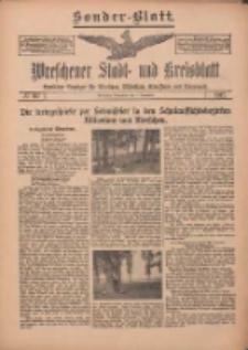 Wreschener Stadt und Kreisblatt: amtlicher Anzeiger f&uuml;r Wreschen, Miloslaw, Strzalkowo und Umgegend 1912.09.07 Nr107