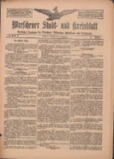 Wreschener Stadt und Kreisblatt: amtlicher Anzeiger für Wreschen, Miloslaw, Strzalkowo und Umgegend 1912.09.10 Nr109