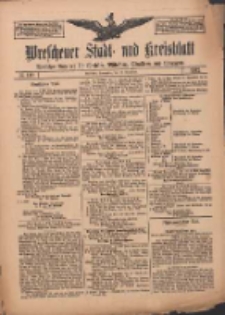 Wreschener Stadt und Kreisblatt: amtlicher Anzeiger f&uuml;r Wreschen, Miloslaw, Strzalkowo und Umgegend 1912.09.12 Nr110