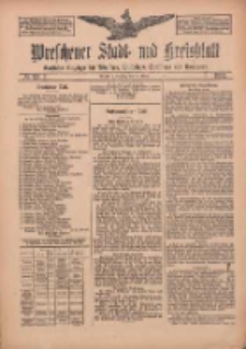 Wreschener Stadt und Kreisblatt: amtlicher Anzeiger f&uuml;r Wreschen, Miloslaw, Strzalkowo und Umgegend 1912.10.08 Nr121