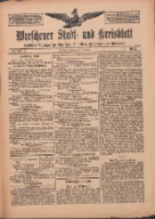 Wreschener Stadt und Kreisblatt: amtlicher Anzeiger für Wreschen, Miloslaw, Strzalkowo und Umgegend 1912.10.22 Nr127