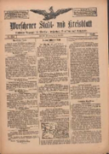 Wreschener Stadt und Kreisblatt: amtlicher Anzeiger f&uuml;r Wreschen, Miloslaw, Strzalkowo und Umgegend 1912.11.07 Nr134